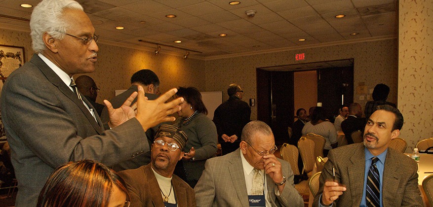 Phil Freelon during consultation process for NMAAHC